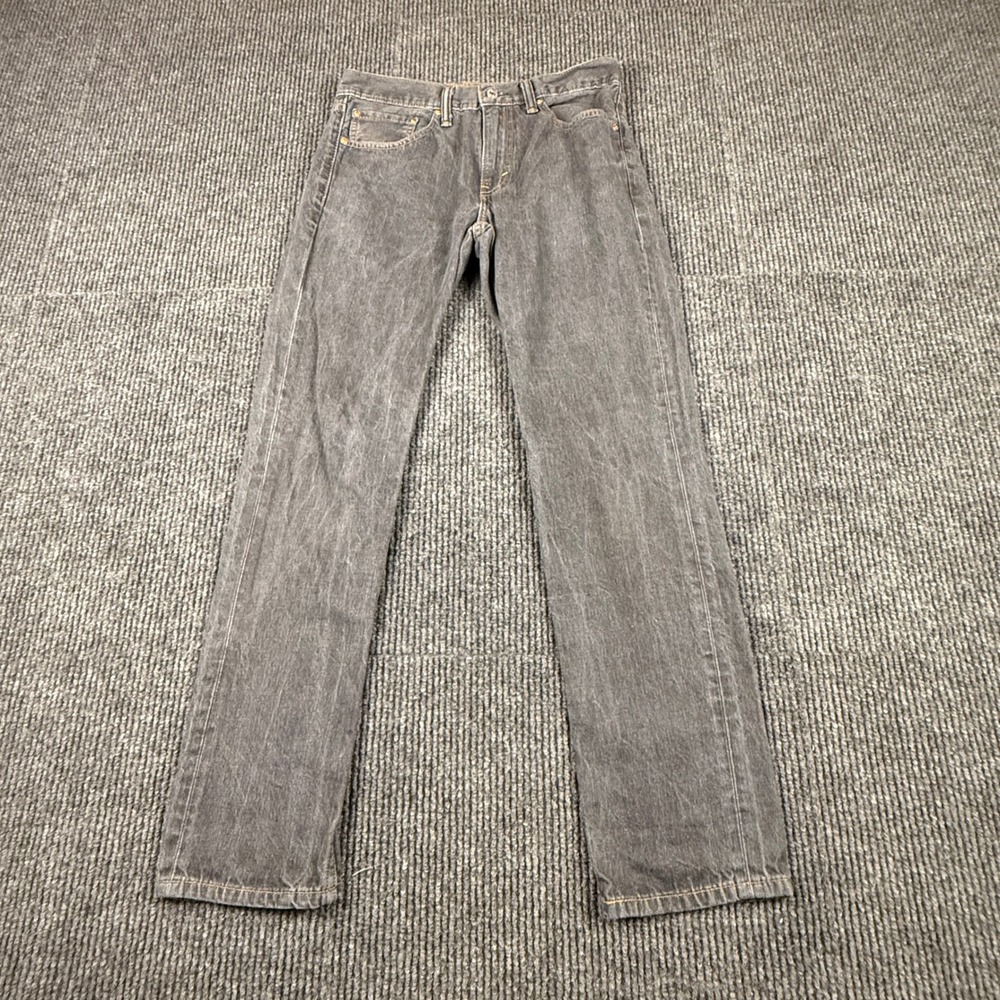 Levis 511 Skinny Fit Jeans Mens 32x32 Faded Black Denim